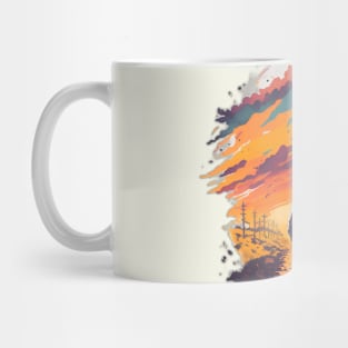 escape at sunset Mug